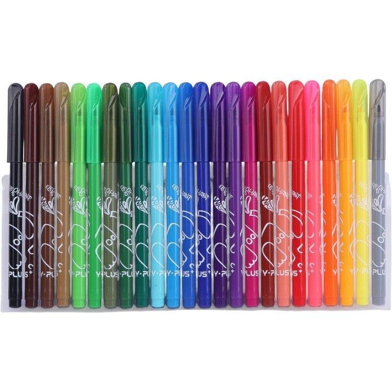 تصاویر ماژیک 24 رنگ واشابل Washable وای پلاس کد 0170200 ماژیک 24 رنگ واشابل Washable وای پلاس کد 0170200