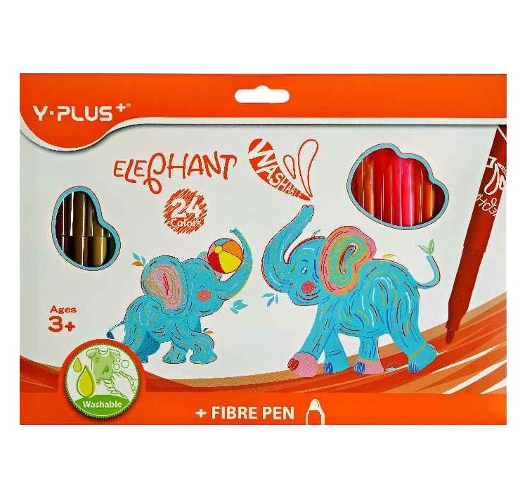 تصاویر ماژیک 24 رنگ واشابل Washable وای پلاس کد 0170200 ماژیک 24 رنگ واشابل Washable وای پلاس کد 0170200