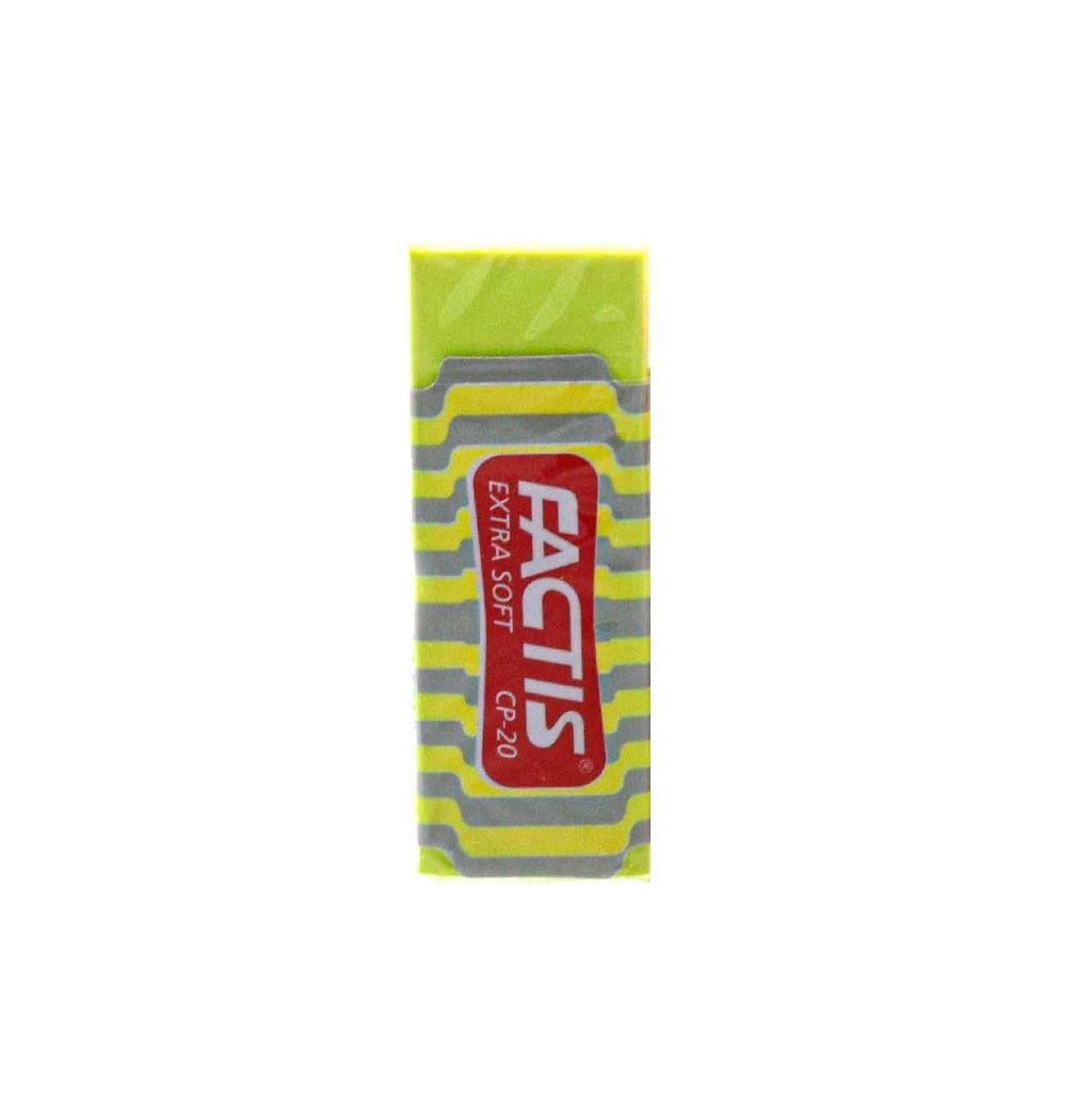 تصاویر پاک کن بزرگ فکتیس FACTIC رنگ زرد کد CP20 پاک کن بزرگ فکتیس FACTIC رنگ زرد کد CP20