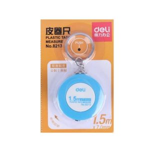 عکس متر فانتزی دلی deli مدل جاسوئیچی رنگ آبی کد 8213 - شماره 7