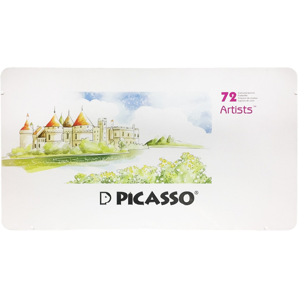 تصاویر مداد رنگی 72 رنگ پیکاسو PICASSO سری آرتیست جعبه فلزی کد 14735 مداد رنگی 72 رنگ پیکاسو PICASSO سری آرتیست جعبه فلزی کد 14735