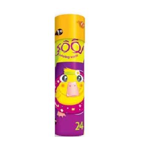عکس مداد رنگی 24 رنگ لوکی LOOKY مدل استوانه ای طرح کارتونی دخترانه کد 800420 - شماره 15
