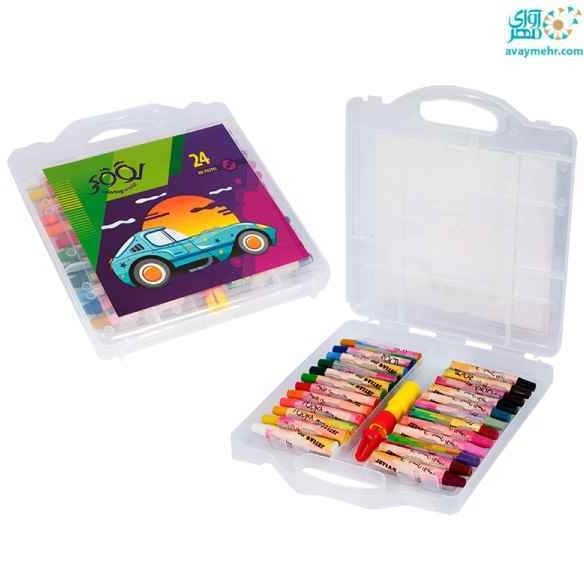 تصاویر پاستل روغنی 24 رنگ لوکی LOOKY مدل جعبه طلقی طرح کارتونی کد 8224 پاستل روغنی 24 رنگ لوکی LOOKY مدل جعبه طلقی طرح کارتونی کد 8224