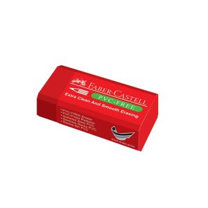 عکس پاک کن قرمز فابرکاستل Faber castell سایز کوچک کد 189577 - شماره 4