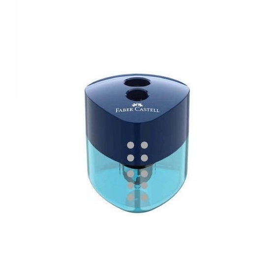تصاویر تراش دوقلو مثلثی بزرگ فابرکاستل Faber castell مخزن دار کد 40581 تراش دوقلو مثلثی بزرگ فابرکاستل Faber castell مخزن دار کد 40581