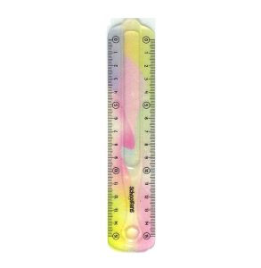 عکس خط کش ژله ای 15 سانت اسکول فنس Schoolfans طرح اکلیلی پاستلی کد 923300 - شماره 10