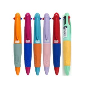 عکس خودکار فشاری 3رنگ اسکول فنس Schoolfans مدل کوتاه کد 921403 - شماره 2