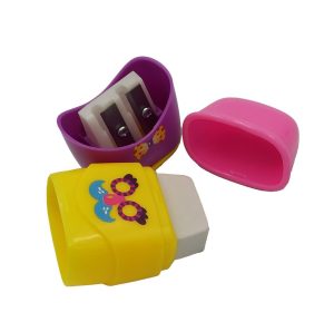 عکس تراش و پاک کن مخزن دار اسکول فنس Schoolfans مدل آدمک سیبیلو کد 92653 - شماره 5
