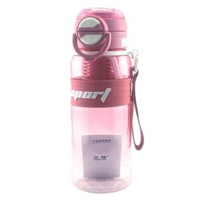 عکس قمقمه ورزشی اسپرت SPORT مدل بند دار رنگ صورتی حجم 800 میلی لیتر کد 450 - شماره 10