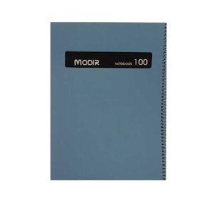 عکس دفتر 100 برگ جلد طلقی مدیر MODIR رنگ آبی نفتی کد 263 - شماره 7