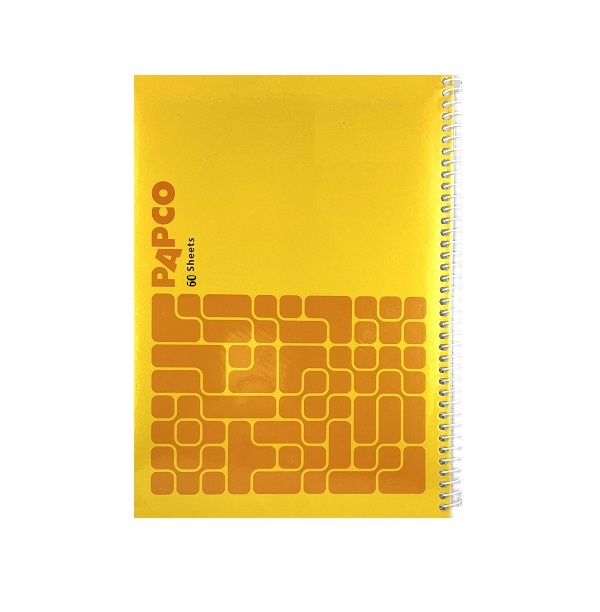 تصاویر دفتر 60 برگ پاپکو PAPCO مدل سیمی مجلد روکش پلاستیکی کد 7176 دفتر 60 برگ پاپکو PAPCO مدل سیمی مجلد روکش پلاستیکی کد 7176