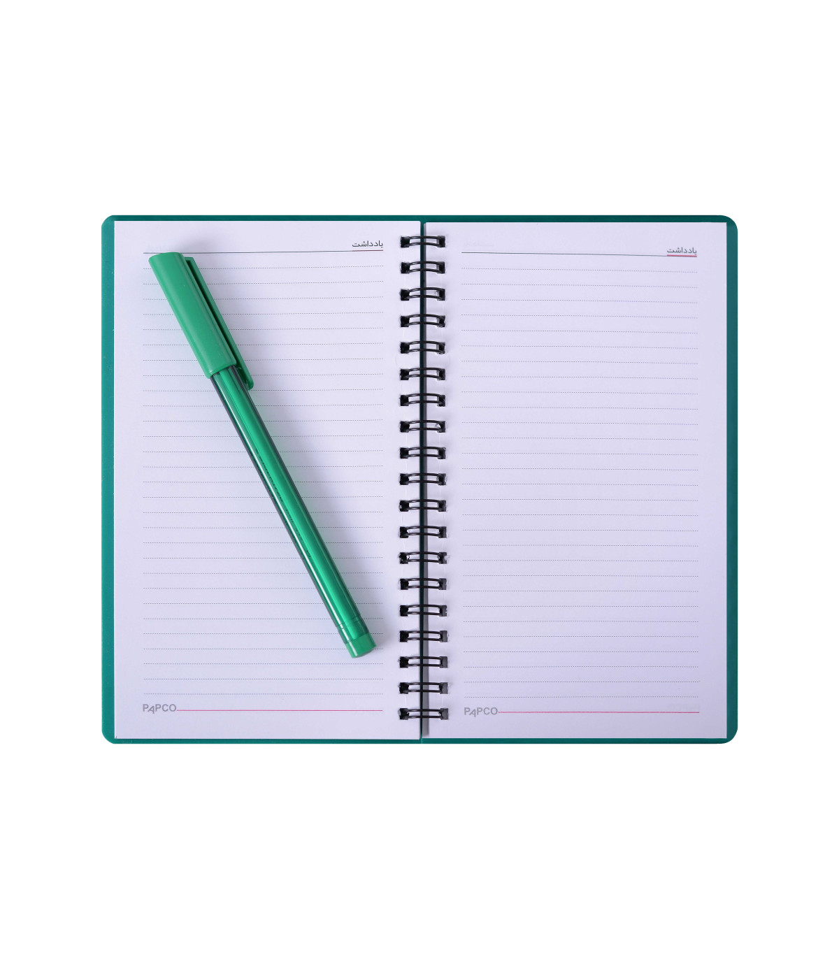تصاویر دفتر یادداشت 80 برگ پاپکو PAPCO جلد طلقی مدل سیمی کد 664 دفتر یادداشت 80 برگ پاپکو PAPCO جلد طلقی مدل سیمی کد 664
