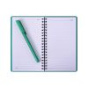 دفتر یادداشت 80 برگ پاپکو PAPCO جلد طلقی مدل سیمی کد 664