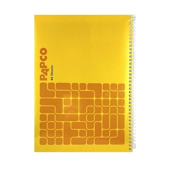 تصاویر دفتر 80 برگ پاپکو PAPCO مدل سیمی رحلی روکش پلاستیکی رنگ قرمز کد 7148 دفتر 80 برگ پاپکو PAPCO مدل سیمی رحلی روکش پلاستیکی رنگ قرمز کد 7148