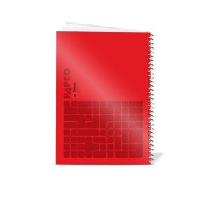 عکس دفتر 80 برگ پاپکو PAPCO مدل سیمی مجلد روکش پلاستیکی کد 7178 - شماره 8