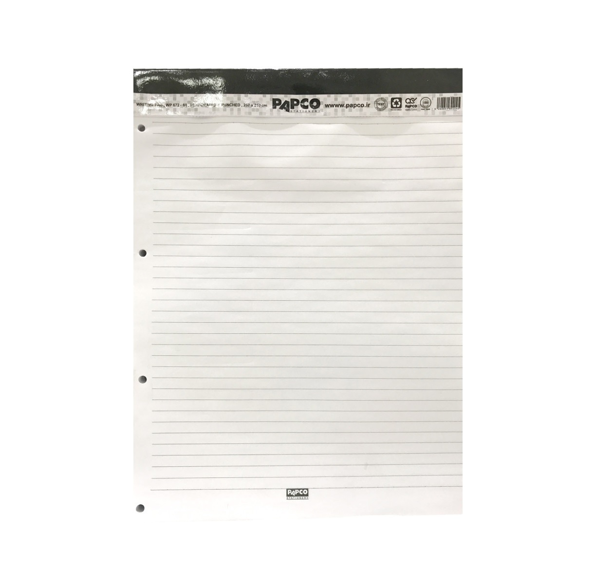 تصاویر نوت پد پرفراژ دار مدیریتی پاپکو PAPCO کد WP672-60 نوت پد پرفراژ دار مدیریتی پاپکو PAPCO کد WP672-60