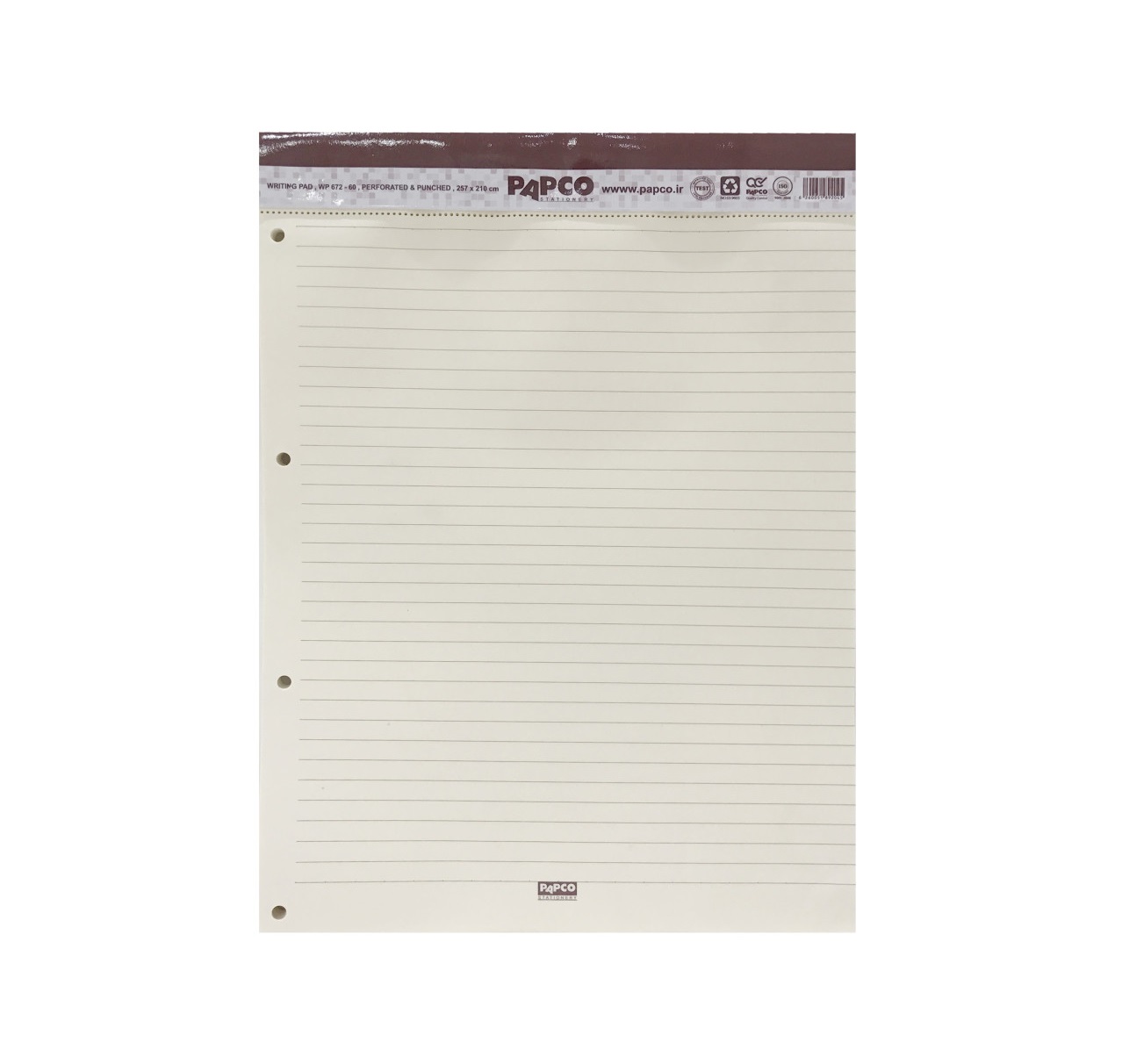 تصاویر نوت پد پرفراژ دار مدیریتی پاپکو PAPCO کد WP672-60 نوت پد پرفراژ دار مدیریتی پاپکو PAPCO کد WP672-60