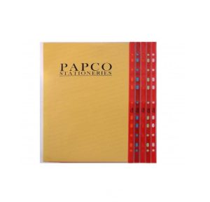 عکس کاور 50 میکرون پاپکو PAPCO سایز A4 بسته 100 عددی لبه قرمز کد کد 11-A4 - شماره 10