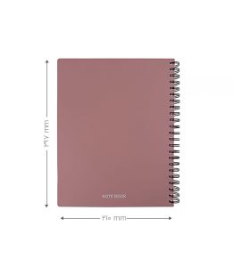 عکس دفتر 200 برگ رحلی دیوایدر دار پاپکو PAPCO مدل سیمی فنری کد 635 - شماره 8