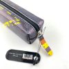جامدادی طرح دار فانتزی پاپکو PAPCO سایز کوچک کلاسیک طرح گربه سفید مشکی کد 28