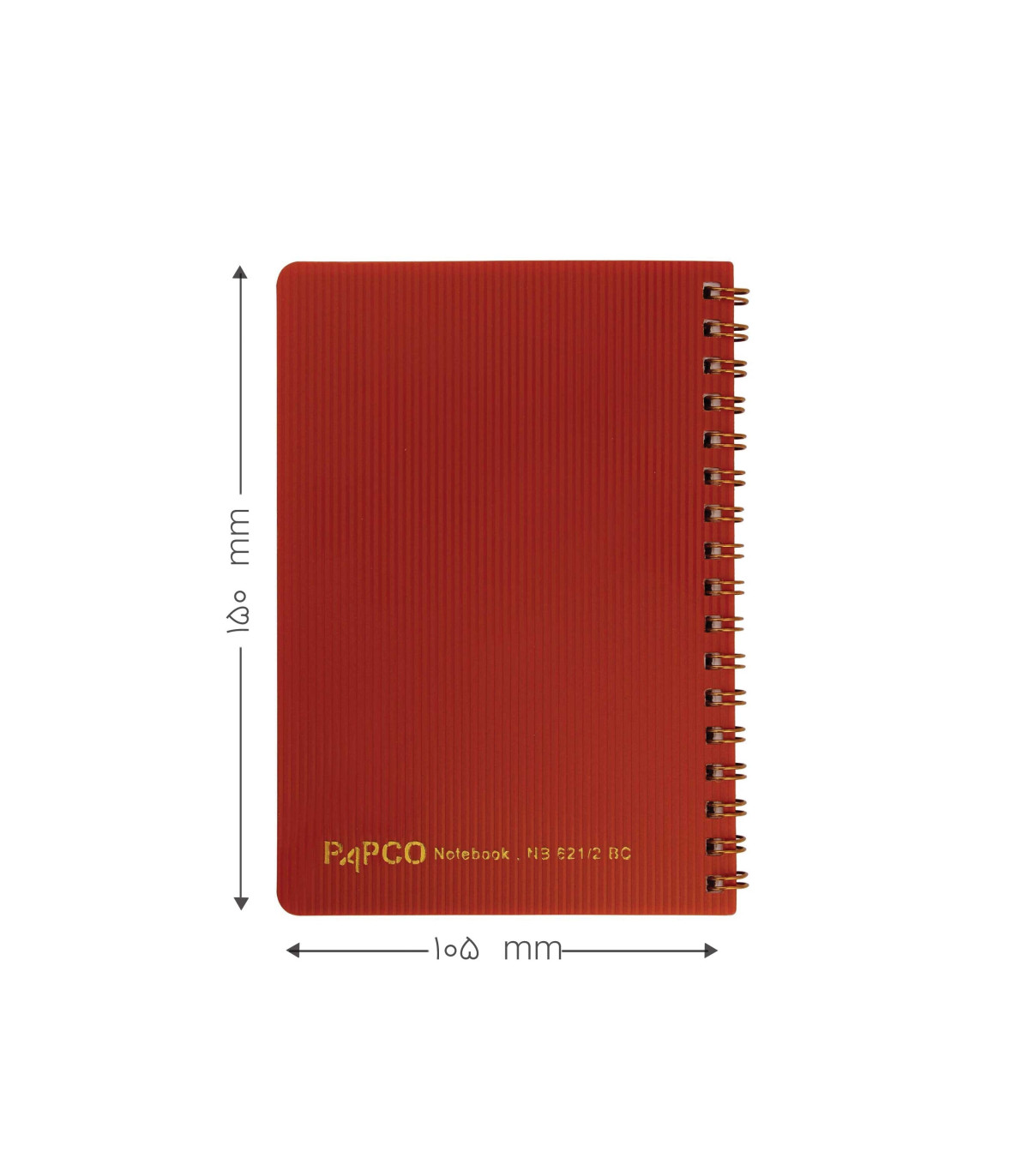 تصاویر دفتر یادداشت 60 برگ پاپکو PAPCO مدل جلد متالیک سایز 10 در 15 کد 621/2 رنگ قهوه ای دفتر یادداشت 60 برگ پاپکو PAPCO مدل جلد متالیک سایز 10 در 15 کد 621/2 رنگ قهوه ای