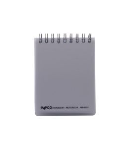 عکس دفتر یادداشت 100 برگ پاپکو PAPCO مدل جلد شفاف سیم از بالا سایز 10 در 8 کد 1-600 - شماره 10