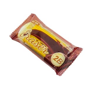 عکس پاک کن فانتزی وارداتی طرح ویفر شکلاتی رنگ کرمی کد 109 - شماره 5