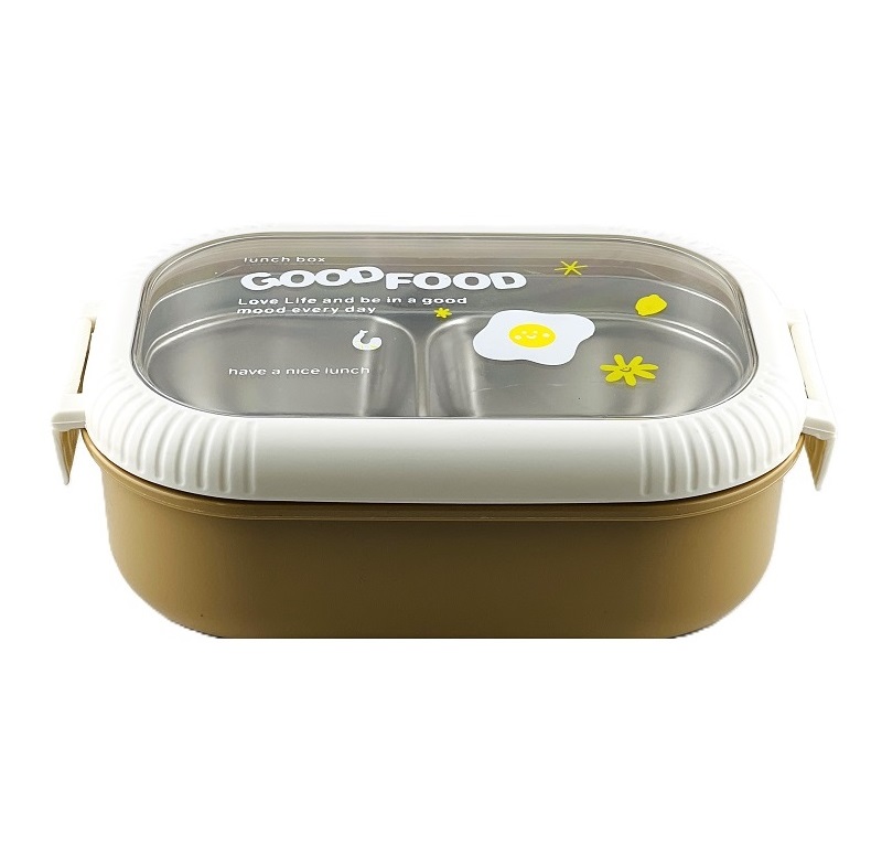 تصاویر ظرف غذا دو مخزن گود فود GOOD FOOD پلاستیکی مقاوم طرح نیمرو کد 8076 ظرف غذا دو مخزن گود فود GOOD FOOD پلاستیکی مقاوم طرح نیمرو کد 8076