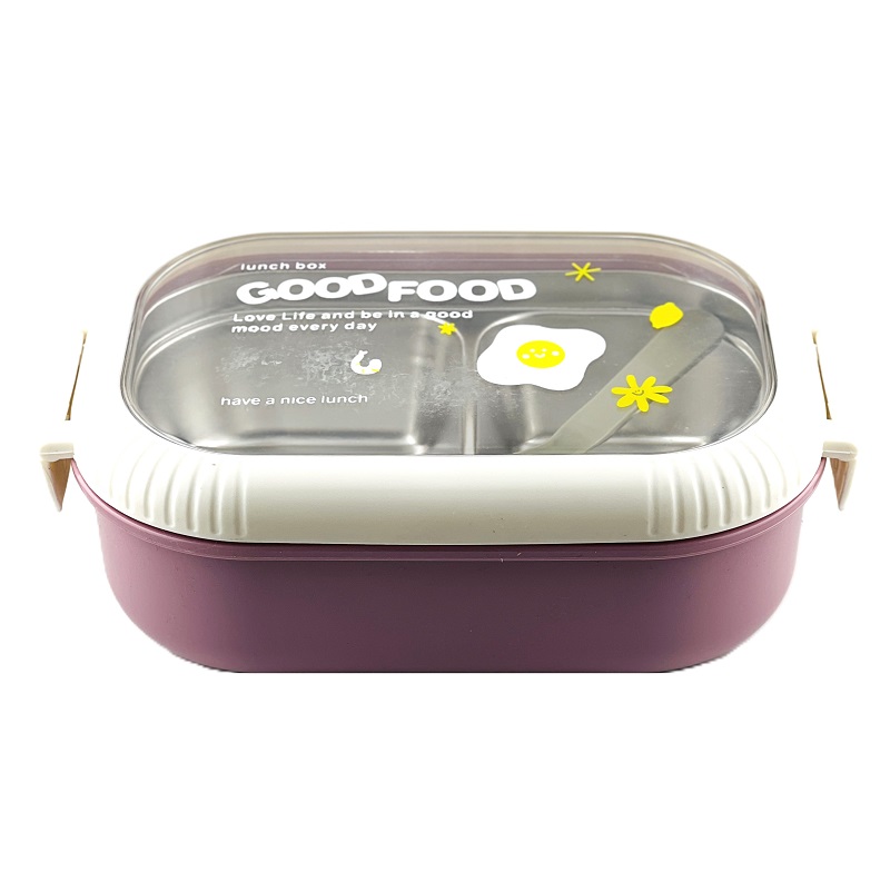 تصاویر ظرف غذا دو مخزن گود فود GOOD FOOD پلاستیکی مقاوم طرح نیمرو کد 8076 ظرف غذا دو مخزن گود فود GOOD FOOD پلاستیکی مقاوم طرح نیمرو کد 8076