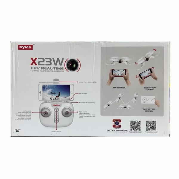 تصاویر کوادکوپتر دوربین دار کنترلی Syma X23W | پهپاد کنترلی سیما با ارسال تصویر زنده FPV کوادکوپتر دوربین دار کنترلی Syma X23W | پهپاد کنترلی سیما با ارسال تصویر زنده FPV