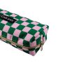 جامدادی وارداتی تک زیپ مدل YOUR PENCIL CASE طرح شطرنجی