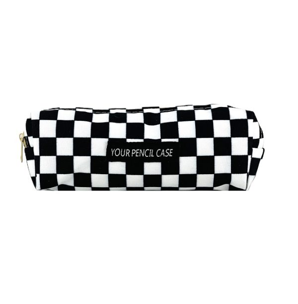 تصاویر جامدادی وارداتی تک زیپ مدل YOUR PENCIL CASE طرح شطرنجی جامدادی وارداتی تک زیپ مدل YOUR PENCIL CASE طرح شطرنجی
