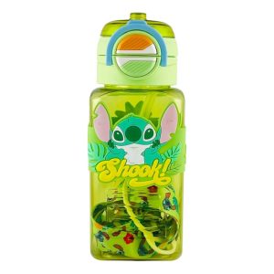عکس قمقمه تک مخزن شوک Shook مدل دو سر فانتزی طرح استیج رنگ سبز کد 6522 - شماره 6