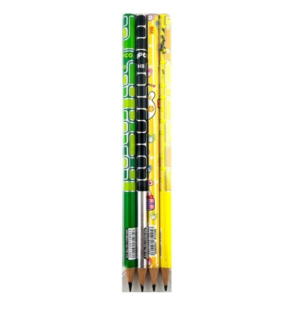 تصاویر مداد مشکی پاپکو PAPCO طرح فانتزی طرح 04 کد PS11F (بسته 4 عددی) مداد مشکی پاپکو PAPCO طرح فانتزی طرح 04 کد PS11F (بسته 4 عددی)