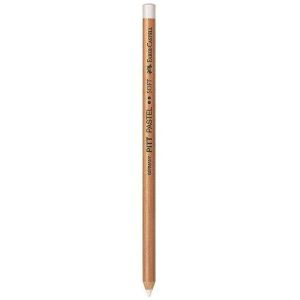 عکس مداد کنته سفید فابرکاستل Faber castell مدل PITT سری سافت - شماره 3