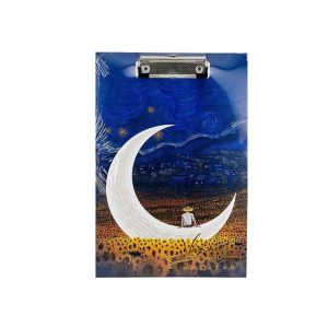 عکس تخته شاسی هشتگ HASHTAG مدل ونگوگ سایز A5 طرح ماه و روستا کد 112 - شماره 11