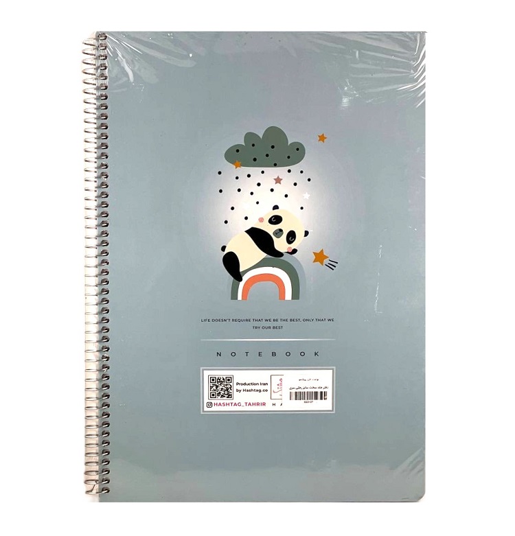 تصاویر دفتر 80 برگ جلد سخت هشتگ HASHTAG مدل پاستلی سایز رحلی طرح پاندا کد 310 دفتر 80 برگ جلد سخت هشتگ HASHTAG مدل پاستلی سایز رحلی طرح پاندا کد 310