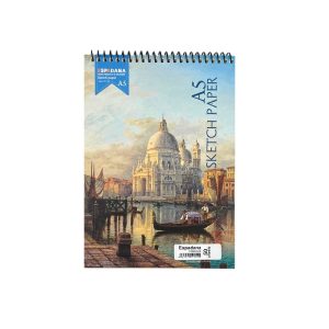 عکس دفتر طراحی 50 برگ اسپادانا SPADANA مدل کلاسیک سایز A5 طرح 05 کد 1545 - شماره 6
