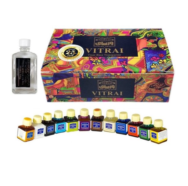 تصاویر رنگ ویترای 12 رنگ ورسای VERSAI همراه تونر کد 0026 رنگ ویترای 12 رنگ ورسای VERSAI همراه تونر کد 0026