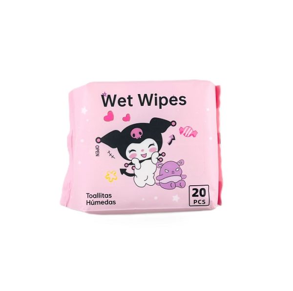 تصاویر دستمال مرطوب 20 عددی Wet Wipes طرح کرومی رنگ صورتی کد 1207 دستمال مرطوب 20 عددی Wet Wipes طرح کرومی رنگ صورتی کد 1207