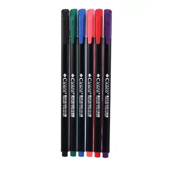 تصاویر روان نویس نوک نمدی کنکو Canco بسته 6 رنگ کد 13164 روان نویس نوک نمدی کنکو Canco بسته 6 رنگ کد 13164