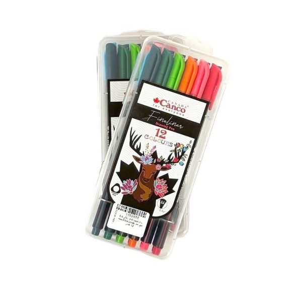 تصاویر روان نویس نوک نمدی کنکو Canco بسته 12 رنگ کد 12161 روان نویس نوک نمدی کنکو Canco بسته 12 رنگ کد 12161