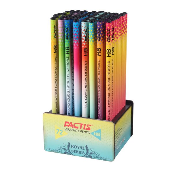 تصاویر مداد مشکی فکتیس FACTIS مدل رویال بسته 4 عددی مداد مشکی فکتیس FACTIS مدل رویال بسته 4 عددی