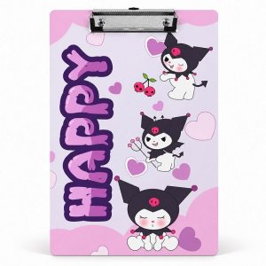 عکس تخته شاسی سویل SEVIL سایز A4 فانتزی طرح کرومی HAPPY کد 911 - شماره 4
