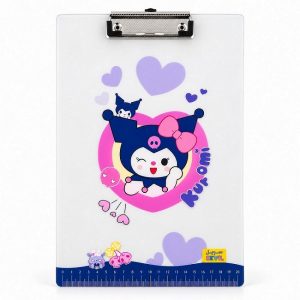 عکس تخته شاسی شفاف سویل SEVIL سایز A4 مدل فانتزی طرح کرومی داخل قلب کد 916 - شماره 12