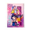 دفتر 100 برگ خط دار مجلد جهان JAHAN سری کی پاپ طرح 01 کد 902