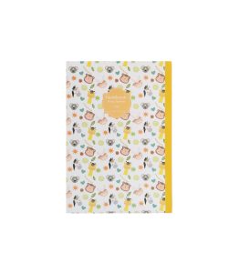 عکس دفتر پرونوت 40 برگ خط دار پاپکو PAPCO مدل فانتزی طرح میمون و خرگوش کد 917407 - شماره 15
