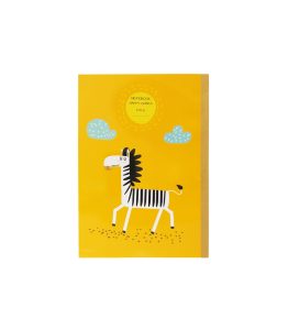 عکس دفتر پرونوت 40 برگ خط دار پاپکو PAPCO مدل فانتزی طرح گورخر کد 9174 - شماره 1