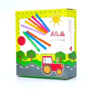 عکس چوب شمارش آموزشی رنگی کارا Kara بسته 60 عددی - شماره 9