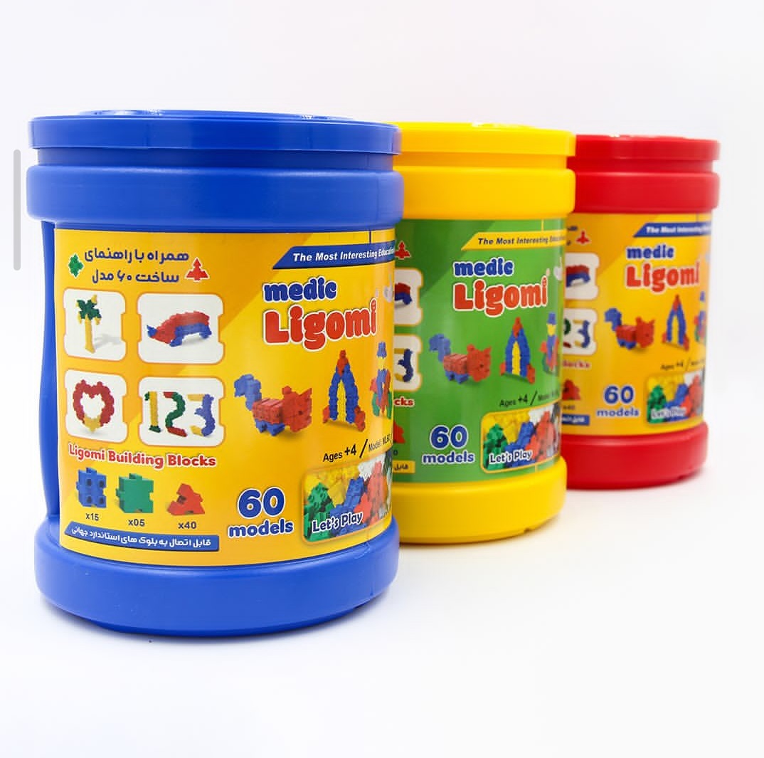 تصاویر بازی لیگومی مدیک Medic مدل ML 60 سطلی 60 عددی بازی لیگومی مدیک Medic مدل ML 60 سطلی 60 عددی